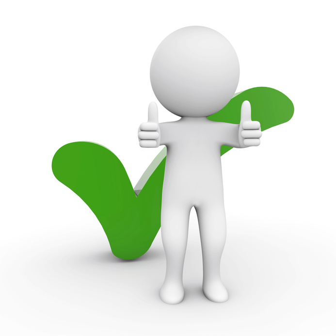 Männchen mit Daumen