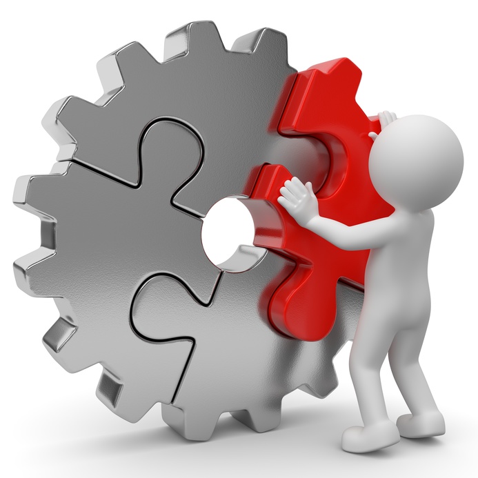 Männchen mit Puzzle